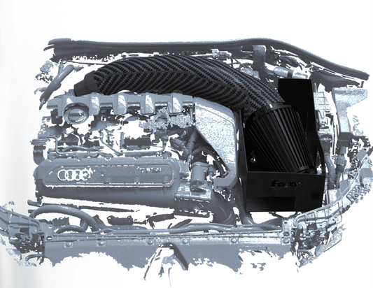 Kit de inducción de fibra de carbono para Audi RS3 8Y/8V, RSQ3 (F3), TTRS (8S) y Cupra Formentor