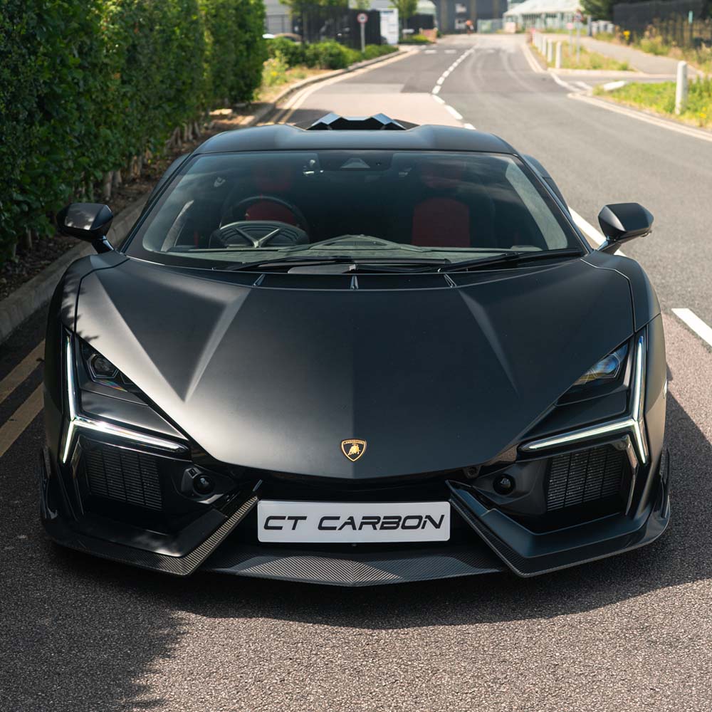 CT CARBON LAMBORGHINI REVUELTO CARBON FIBRE FRONT SPLITTER - CT DESIGN