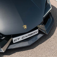 CT CARBON LAMBORGHINI REVUELTO CARBON FIBRE FRONT SPLITTER - CT DESIGN