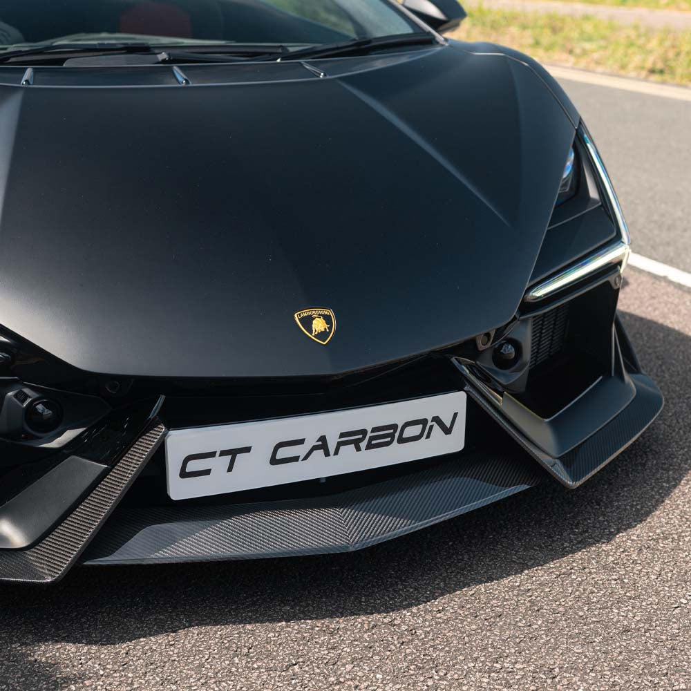 CT CARBON LAMBORGHINI REVUELTO CARBON FIBRE FRONT SPLITTER - CT DESIGN