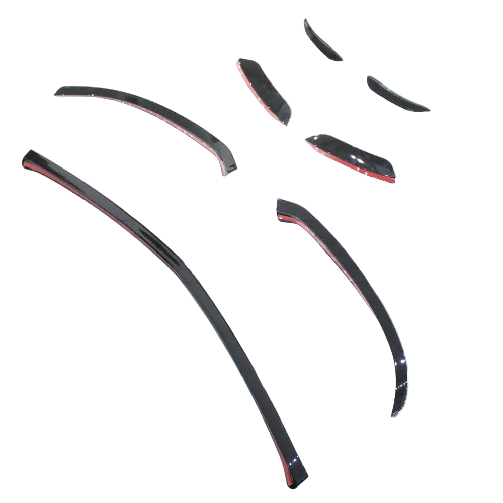 CT CARBON MERCEDES A-CLASS V177 & W177 2018-2022 GLOSS BLACK SPLITTER & CANARDS