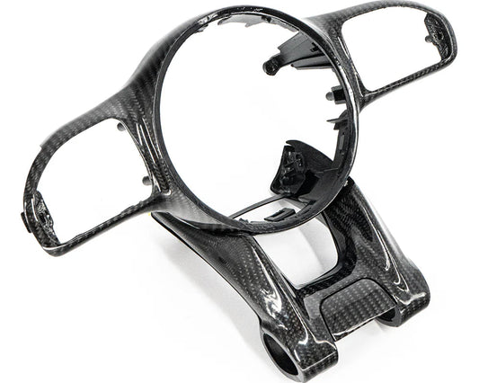 MERCEDES AMG CARBON FIBRE STEERING WHEEL TRIM