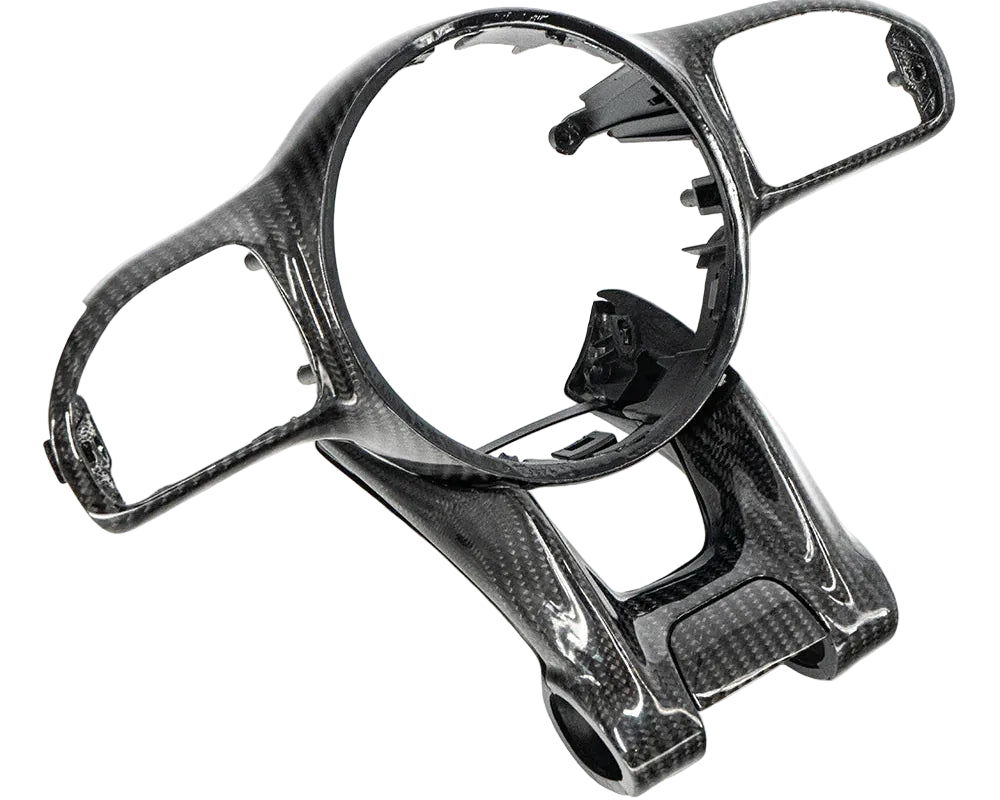 MERCEDES AMG CARBON FIBRE STEERING WHEEL TRIM