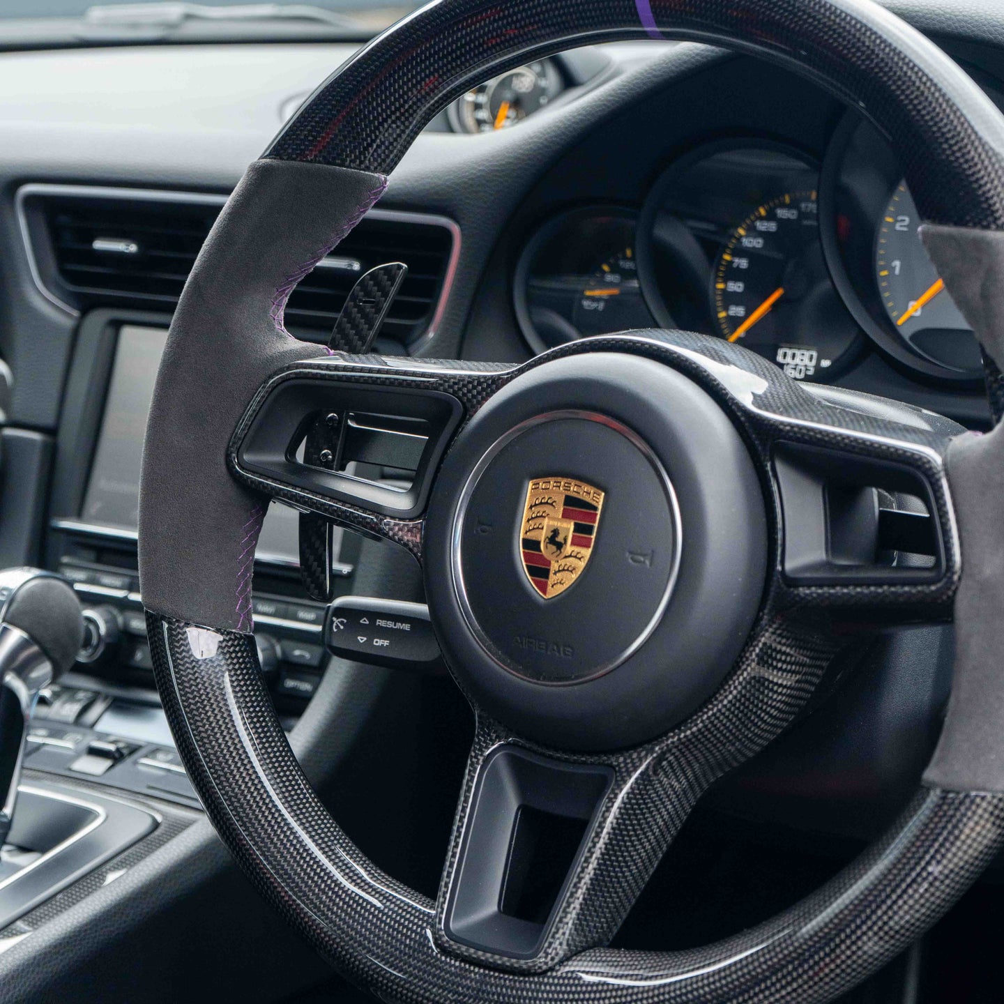 CT CARBON PORSCHE 2013+ MAGNETIC PADDLES