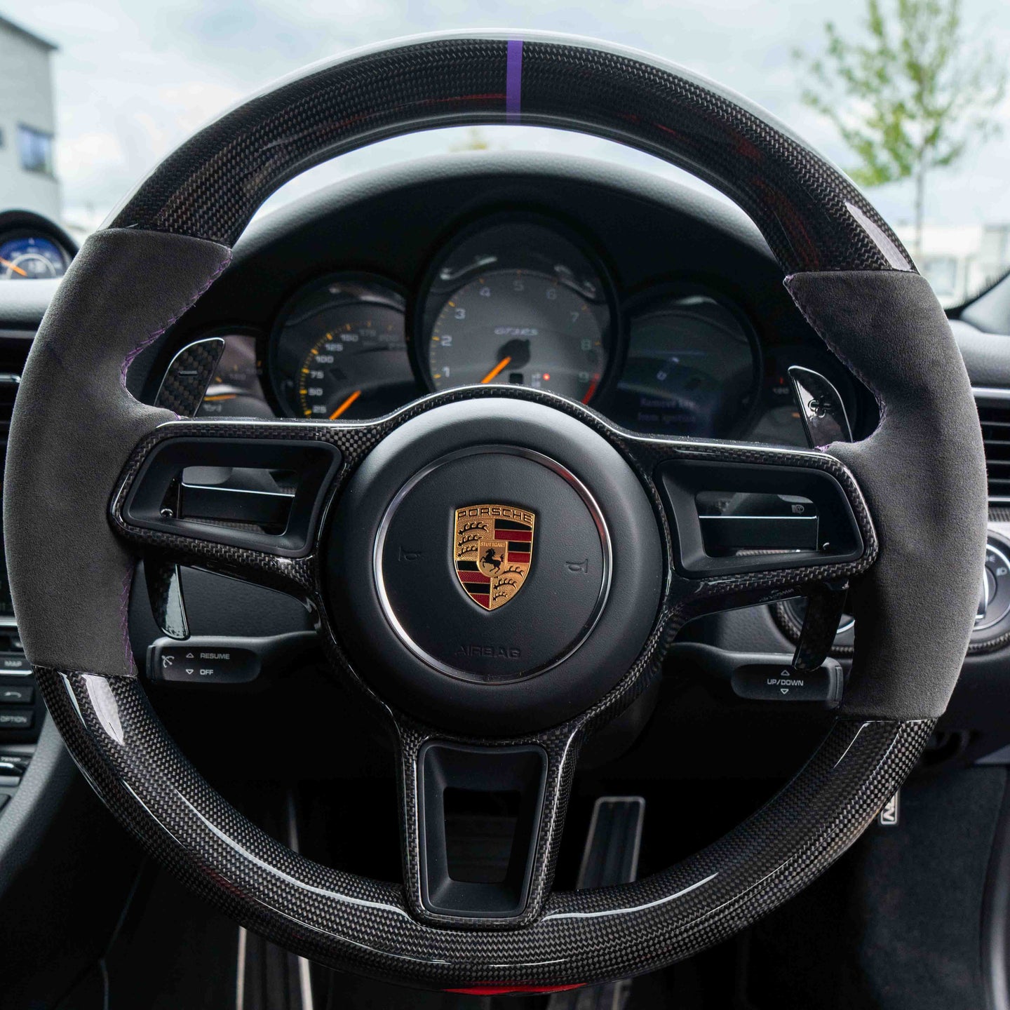 CT CARBON PORSCHE 2013+ MAGNETIC PADDLES