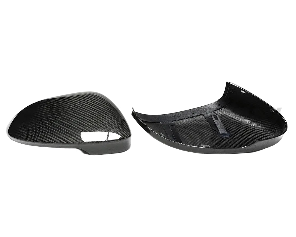 CT CARBON VW GOLF MK8 CARBON FIBRE MIRRORS - WITHOUT LANE ASSIST