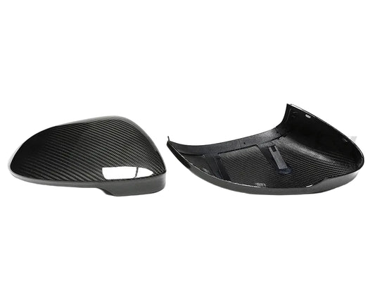 CT CARBON VW GOLF MK8 CARBON FIBRE MIRRORS - WITHOUT LANE ASSIST