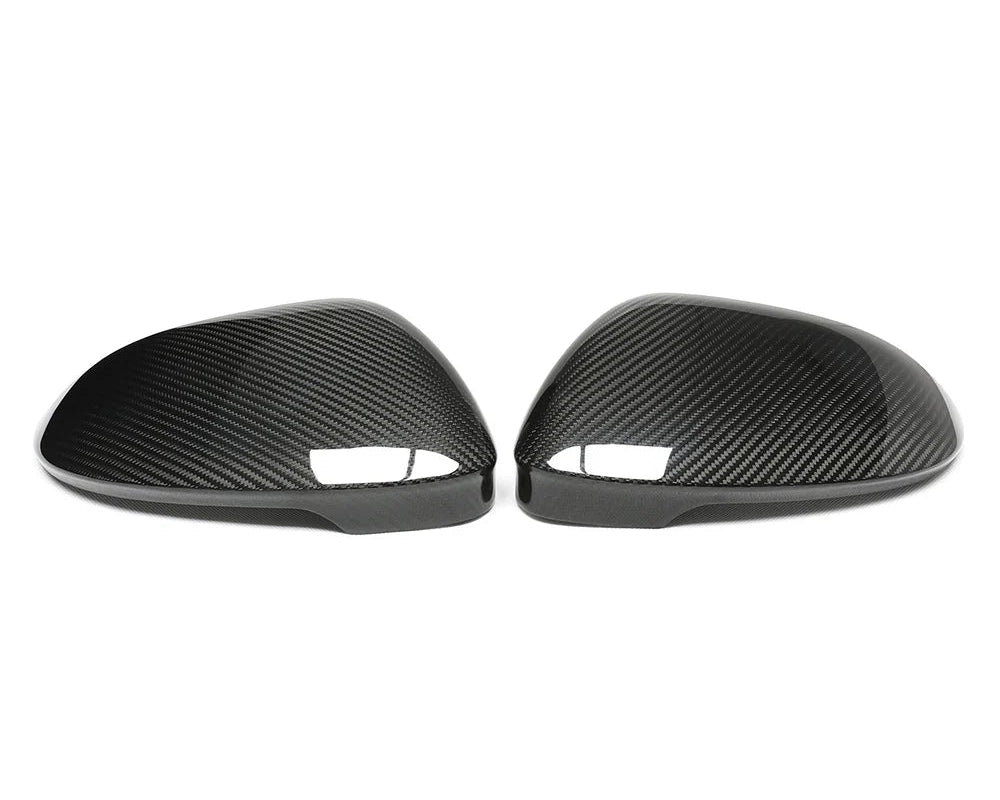 CT CARBON VW GOLF MK8 CARBON FIBRE MIRRORS - WITHOUT LANE ASSIST