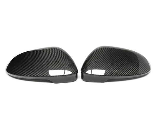 CT CARBON VW GOLF MK8 CARBON FIBRE MIRRORS - WITHOUT LANE ASSIST