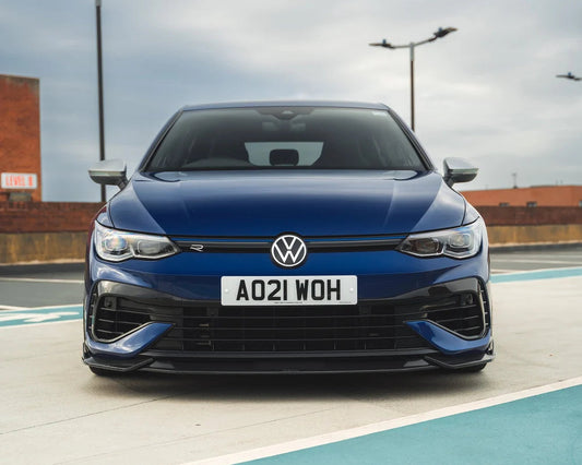 CT CARBON VW GOLF MK8 R CARBON FIBRE SPLITTER - CT DESIGN