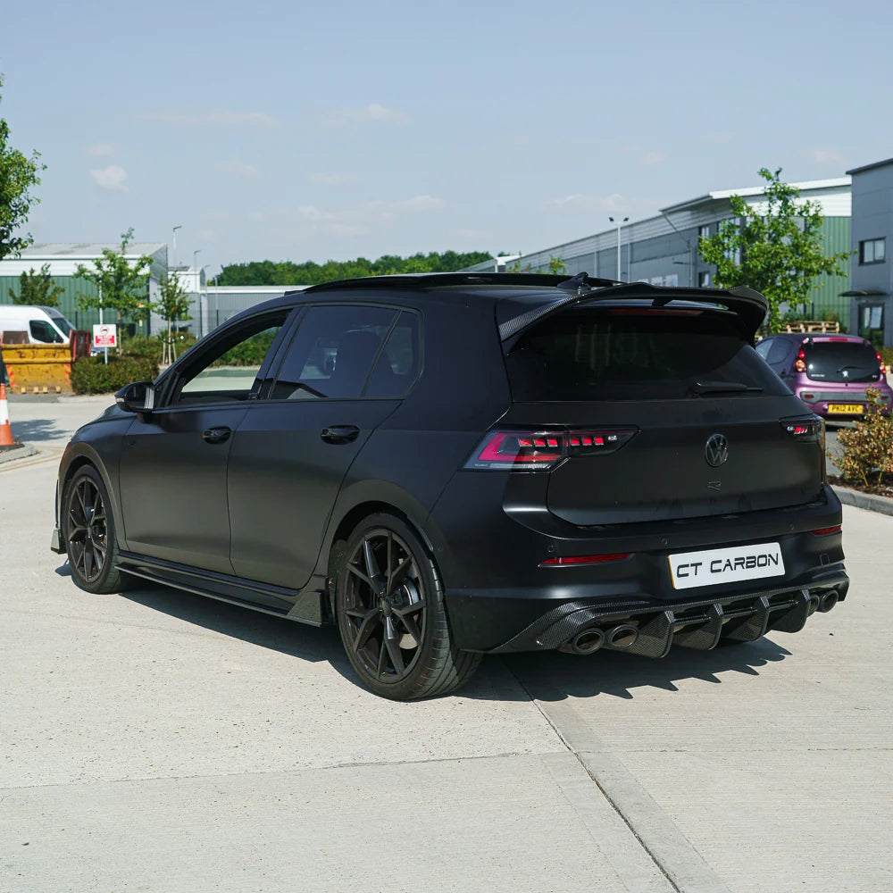 CT CARBON VW GOLF MK8/MK8.5 R/CS 2020+ CARBON FIBRE DIFFUSER