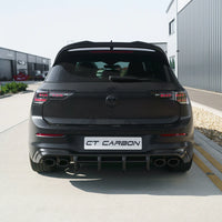 CT CARBON VW GOLF MK8/MK8.5 R/CS 2020+ CARBON FIBRE DIFFUSER
